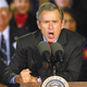 Bush announces the budget-balancing deficit cut.